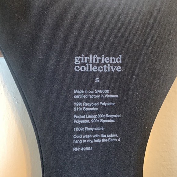 Girlfriend Collective Black Paloma Racerback Dress - Picture 2 of 4